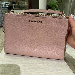 Michael Kors Soft Pink Wristlet Clutch
